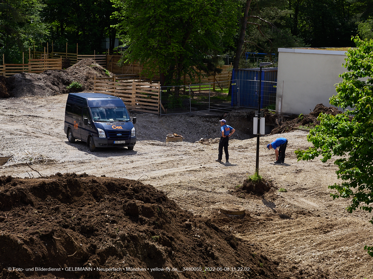 08.06.2022 - Baustelle zur Mütterberatung und Haus für Kinder